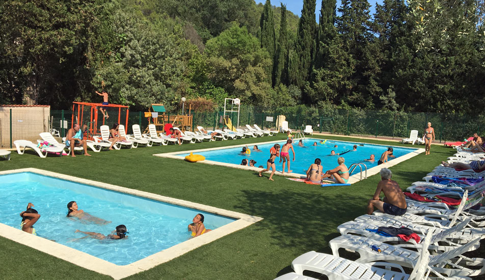 camping avec pataugeoire dans le var
