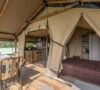 chambre et cuisine de la tente lodge