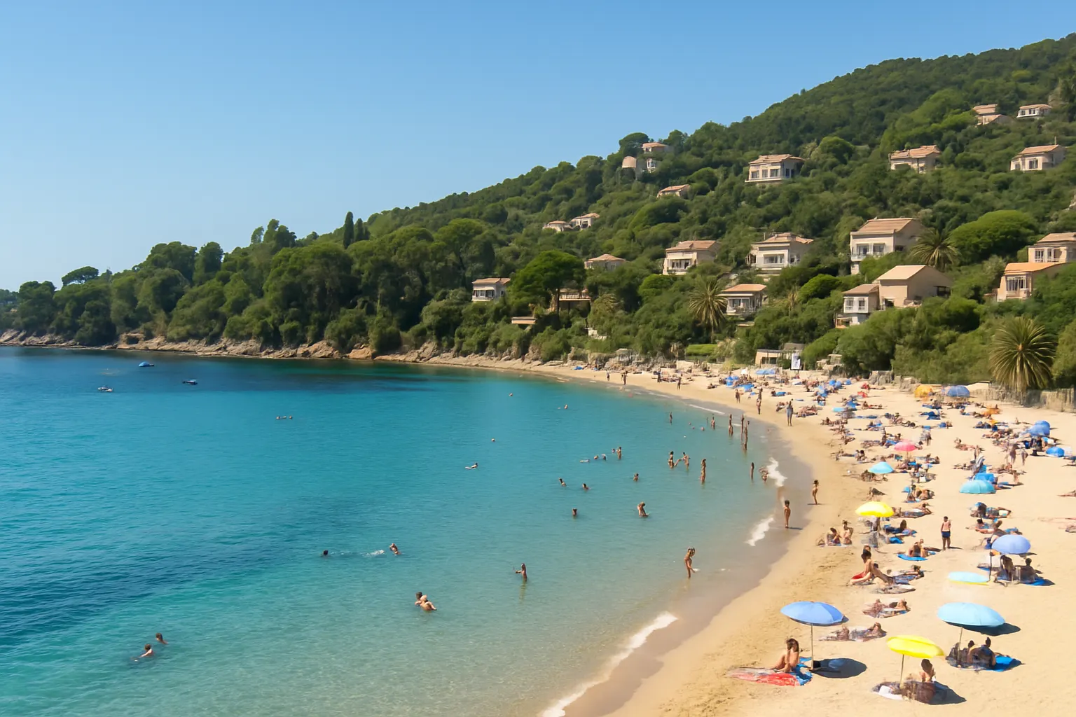 Plage de Pramousquier